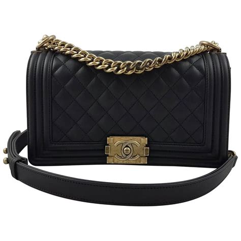 chanel boy antique gold hardware